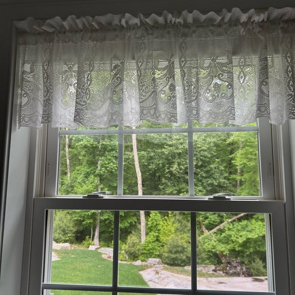 Lace valance - white - Picture 2 of 8